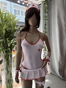 FANTASIA BODY ENFERMEIRA - TAM ÚNICO