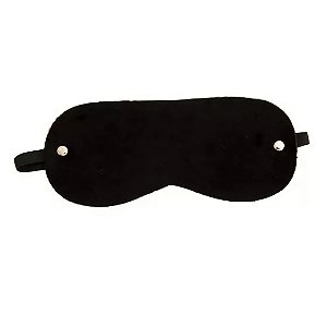 TAPA OLHOS EM PELÚCIA PRETO