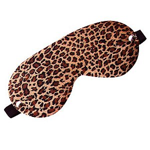 VENDA TAPA OLHOS EM COURO SINTÉTICO ONÇA