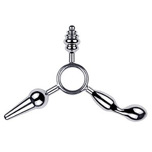 Plug anal 3 pontas em aço 3x1 - MPA2113