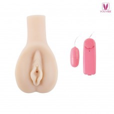 Vagina Realistica em CyberSkin com Vibrador e Textura-Bella - MA127