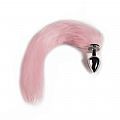 PLUG ANAL P RABO DE RAPOSA ROSA - 5865