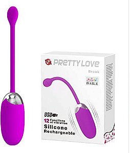 BROOK VIBRADOR REGARREGÁVEL 12 VIBRAÇÕES EM SILICONE - 6026