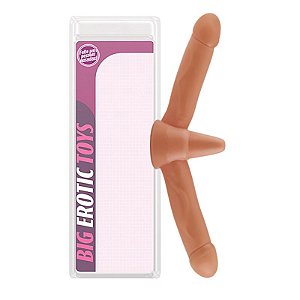 Próteses Havaiana Plug com Vibrador e 2 Pênis 32cm - ADAO100