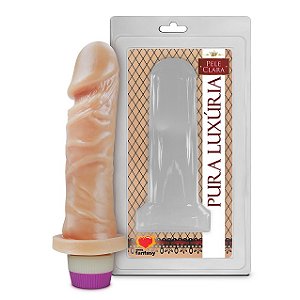 Pênis Realístico sem Escroto com Vibro 15,3cm - PC008