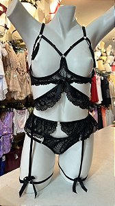 CONJUNTO EU TE AMO - PRETO