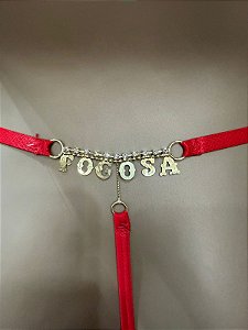 FIO FRASE FOGOSA - VERMELHO