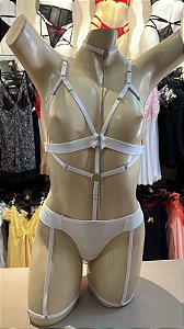 BODY ROBERTA + COLEIRA - BRANCO