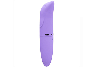 VIBRADOR GOLFINHO AVELUDADO LILÁS - 6178