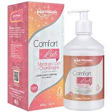 COMFORT LUB MORANGO C/ CHAMPAGNE LUBRIFICANTE 500g