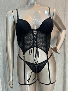 ESPARTILHO CONJ COM BOJO PRETO - TAM-G