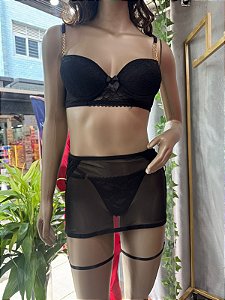 MAGDA CONJUNTO + SAIA - PRETO