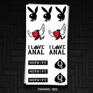 TATUAGEM ADESIVA TEMPORARIA - 889091