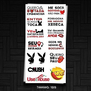 TATUAGEM ADESIVA TEMPORARIA - 889091