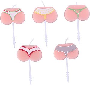 VELA DIVERTIDA BUMBUM COM 5un