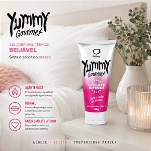 Yummy Gourmet Gel Térmico Chiclete Intenso 45g