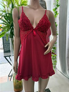 CAMISOLA ENCANTOS - VERMELHO BORDÔ
