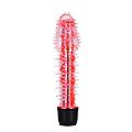 VIBRADOR JELLY COM CAPA TEXTURIZADA VERMELHO - 5086
