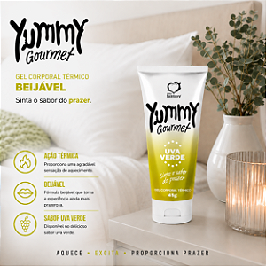 Yummy Gourmet Gel Térmico Uva Verde 45g