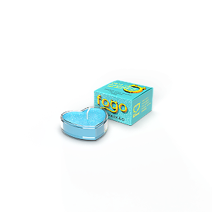 FOGO DA PAIXÃO Vela com Aroma Menta e Glitter 20g