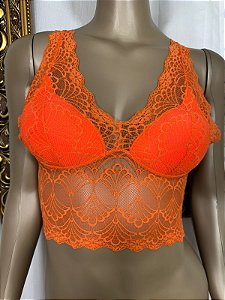 CROPED ESTILO - LARANJA NEON