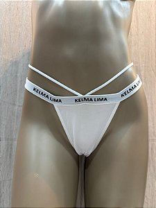 AMORA FIO SEXY - BRANCO E LETRA PRETO