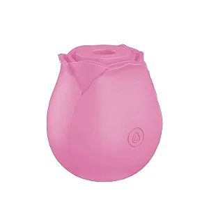 MAGIC ROSE Estimuladora de Clitóris com Pulsação 10x Regarregável COR ROSA - 7288