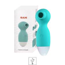 SAM VIBRADOR DE CLITÓRIS 12x PULSAÇÃO VERDE - 8282