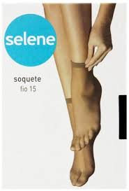 MEIA SOQUETE FIO 15 SELENE - NUDE