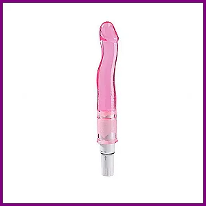 VIBRADOR JELLY COR ROSA - 5105