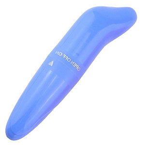 VIBRADOR GOLFINHO LISO COR AZUL - 5712