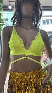 CAMILE BRALETE EM RENDA - VERDE NEON