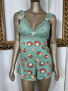 TEDDY MACAQUINHO TEEN - VERDE C/ PREGUIÇA