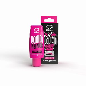 LIQUIDI Vibrador Gel Líquido Beijável Chiclete 15g