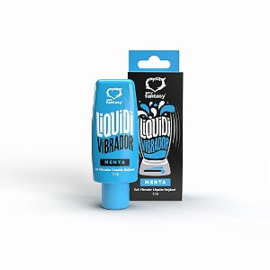 LIQUIDI Vibrador Gel Líquido Beijável Menta 15g