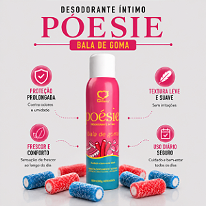 POÉSIE Desodorante Íntimo Bala de Goma 150ml