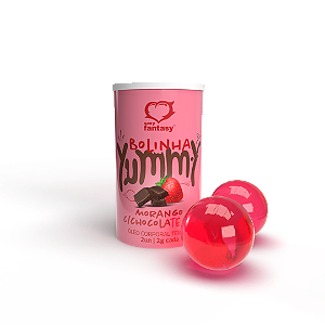 YUMMY BALL Morango c/ Chocolate Hot 2un