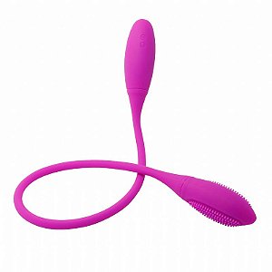 SNAKY VIBE Vibrador 7x de Ponto G e Clitóris Duplo Casal, Elas, e Eles - 5363