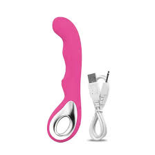PIMA VIBRADOR PONTO G em Silicone 10x de Vibração e Regarregável Cor Pink - 8143