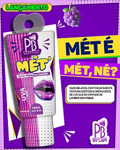MÉT LUB UVA ÓLEO PARA MASSAGEM 15ml
