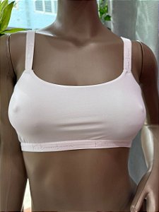TOP CONFORT EM MICROFIBRA - BRANCO