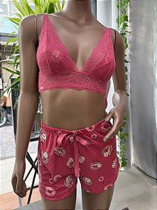 TIKTOK BABY DOOL - MALVE C/ ESTAMPA PREGUIÇA