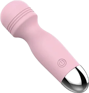 LIBRE MINI VARINHA MÁGICA 12 MODOS DE VIBRAÇÃO REGARREGÁVEL cor Rosa  - 7857