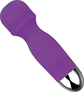 LIBRE MINI VARINHA MÁGICA 12 MODOS DE VIBRAÇÃO REGARREGÁVEL cor Roxo  - 7857