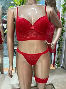 HAYARA CONJUNTO COM BOJO + PERSEX - VERMELHO TAM G