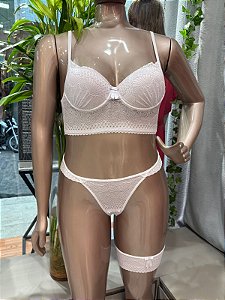 HAYARA CONJUNTO COM BOJO + PERSEX - BRANCO TAM G
