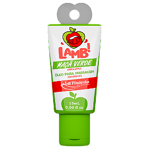 LAMB! ÓLEO PARA MASSAGEM BEIJÁVEL MAÇA VERDE 15ml
