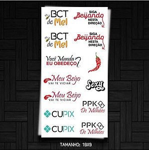 TATUAGEM TEMPORARIA - 889091