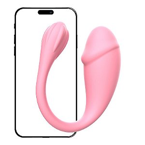 NIXY Vibrador para Casal com 12 modos de vibração e/ou À Longa distância via App cor Rosa - 9595