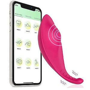 NIAMH Vibrador de Calcinha 10 modos de Vibração via APP cor Pink - 8150